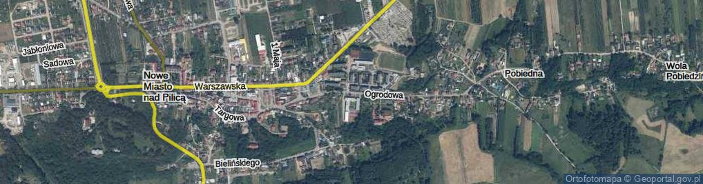 Zdjęcie satelitarne Ogrodowa ul.